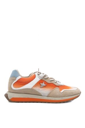 Cetti heren sneakers oranje naturel