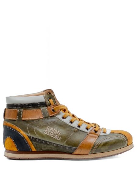 Kamo gutsu Heren sneakers geel groen