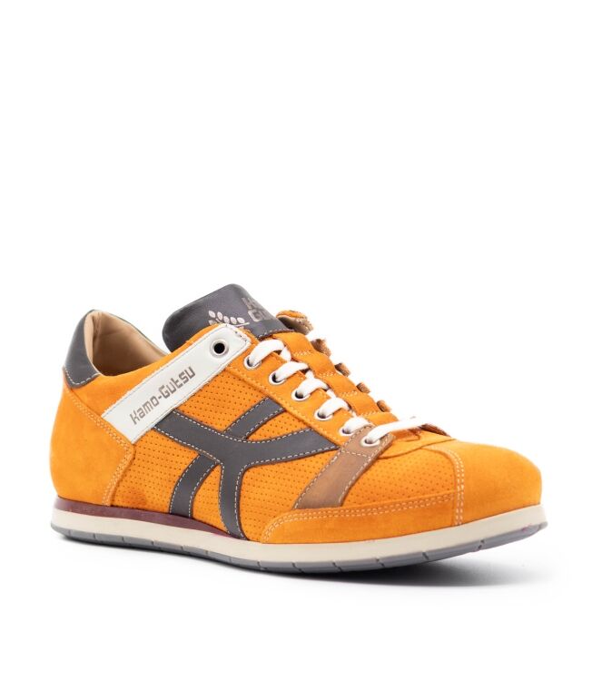 Kamo Gutsu Heren Sneakers in Oranje Combinatie online kopen 