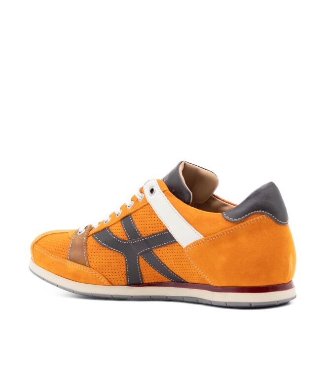 Kamo Gutsu Heren Sneakers in Oranje Combinatie online kopen 
