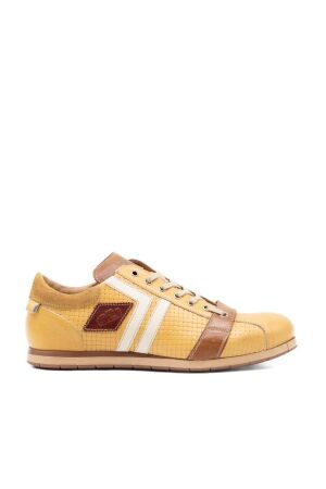 Kamo Gutsu heren sneakers rubberzolen geel
