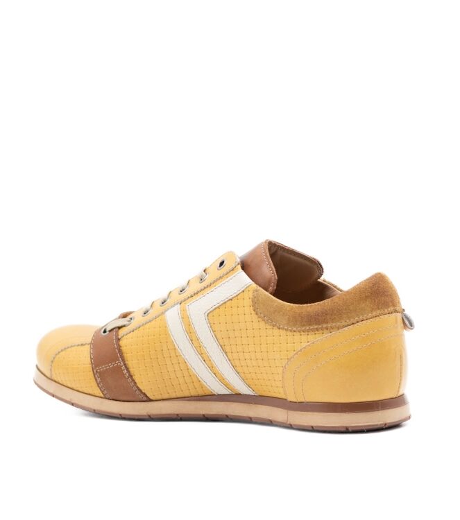 Kamo Gutsu Heren Sneakers in Oker Geel Combinatie online kopen 