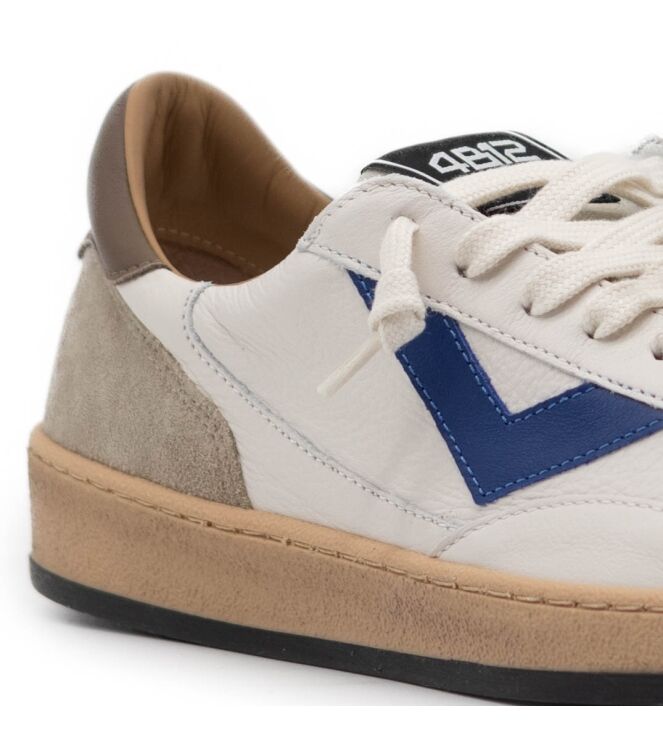 4B12 Sneakers  Heren Sneakers Rubberzolen Beige 05 beige