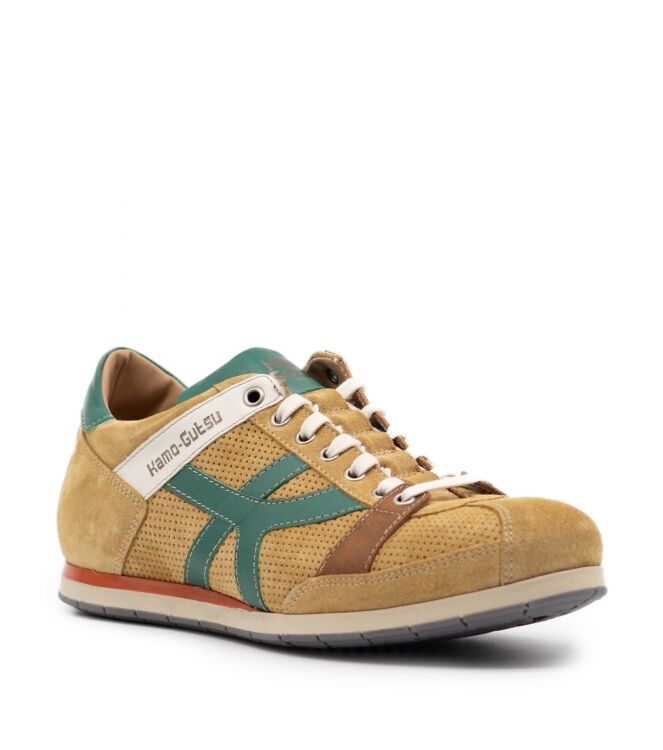 Kamo Gutsu  Heren Sneakers Rubberzolen Geel 08 ochreous