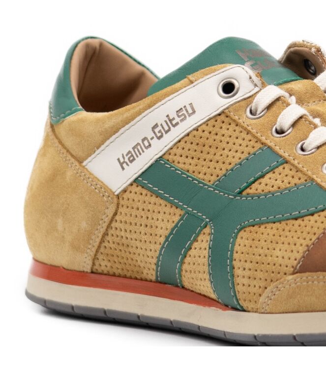 Kamo Gutsu  Heren Sneakers Rubberzolen Geel 08 ochreous