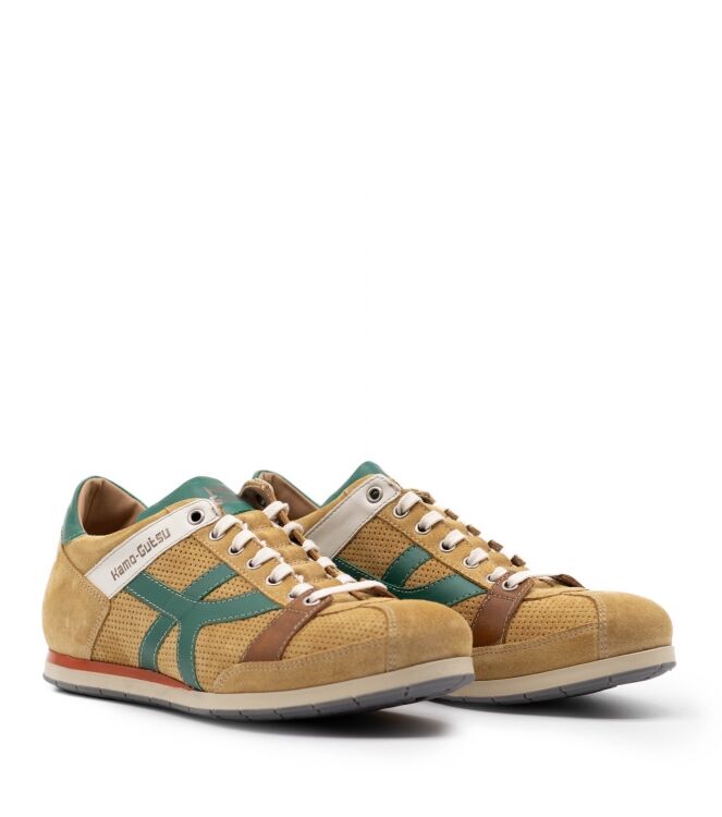 Kamo Gutsu  Heren Sneakers Rubberzolen Geel 08 ochreous