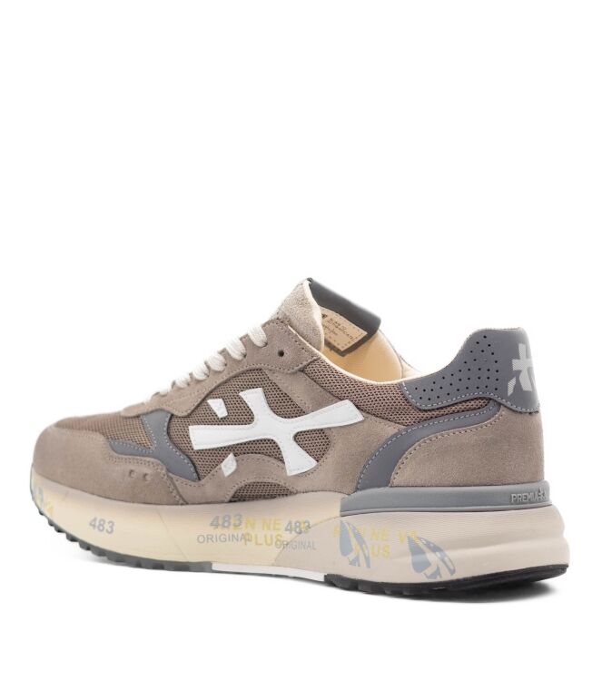 Premiata Heren Sneakers in Taupe online kopen 