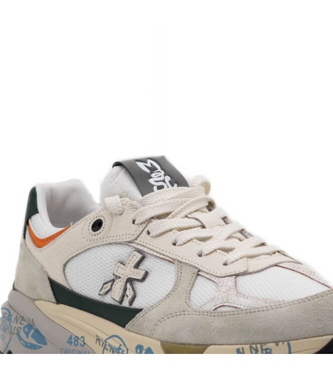 Premiata  Heren Sneakers Rubberzolen Beige 05 beige