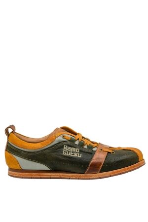 Kamo Gutsu heren sneakers geel groen