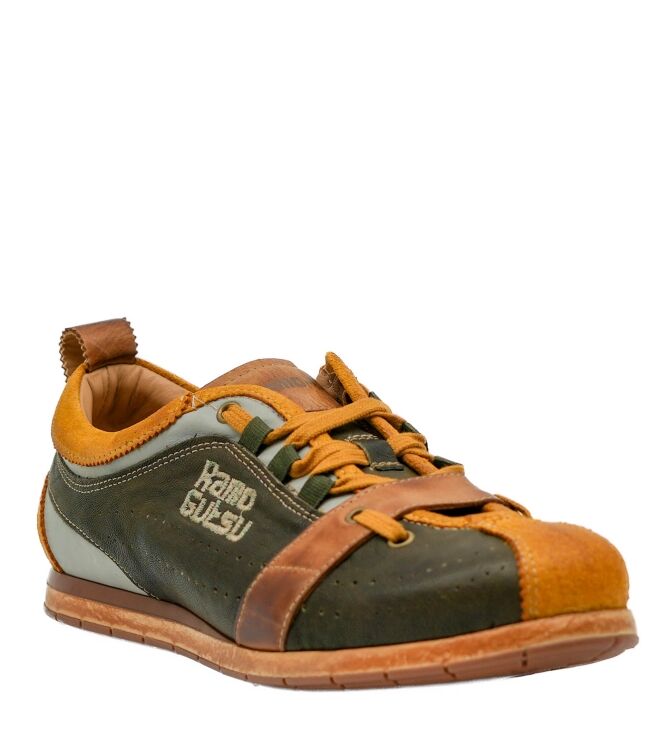 Kamo Gutsu  Heren Sneakers Geel Groen 03 yellow