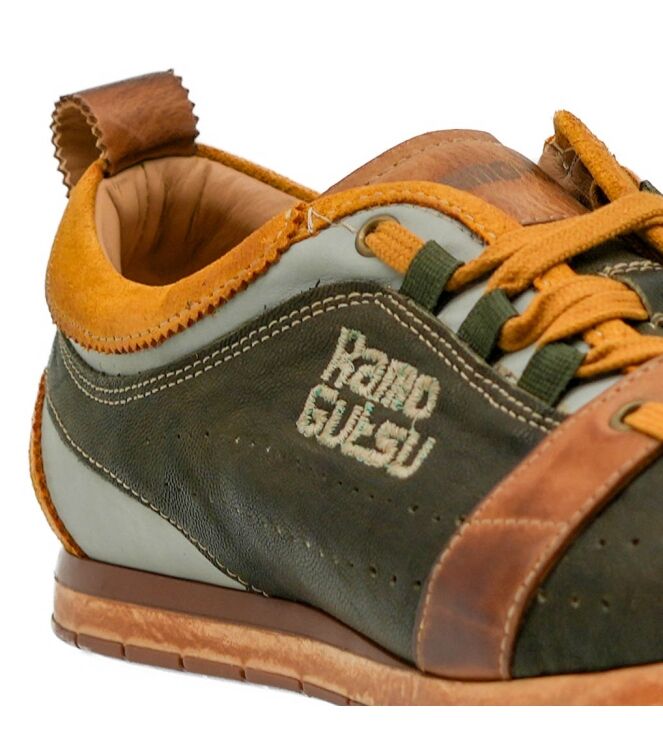 Kamo Gutsu  Heren Sneakers Geel Groen 03 yellow