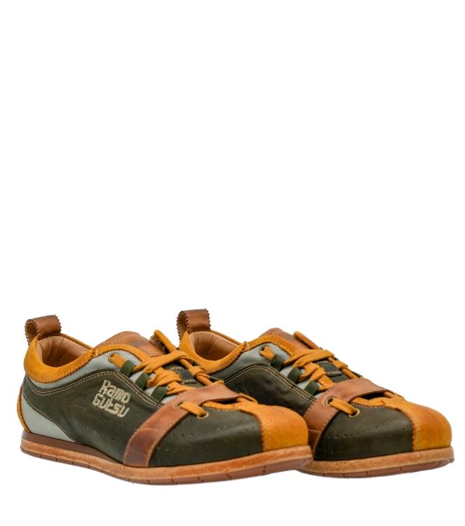 Kamo Gutsu  Heren Sneakers Geel Groen 03 yellow