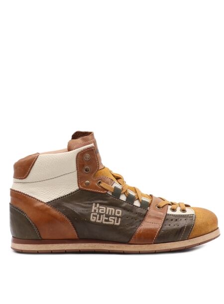 Kamo gutsu Heren sneakers mosterd groen