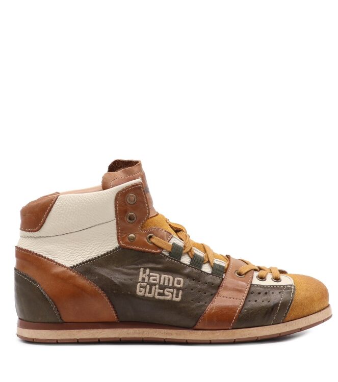 Kamo Gutsu Kamo Gutsu heren sneakers mosterd groen Mustardo Verdone Kamo Gutsu Heren Sneakers Mosterd Groen 03 yellow
