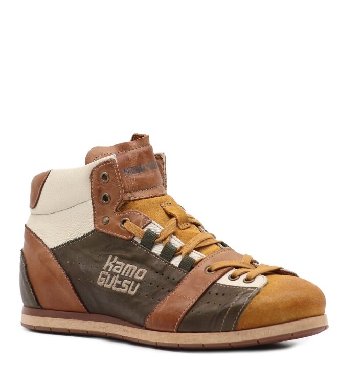 Kamo Gutsu Kamo Gutsu heren sneakers mosterd groen Mustardo Verdone Kamo Gutsu Heren Sneakers Mosterd Groen 03 yellow