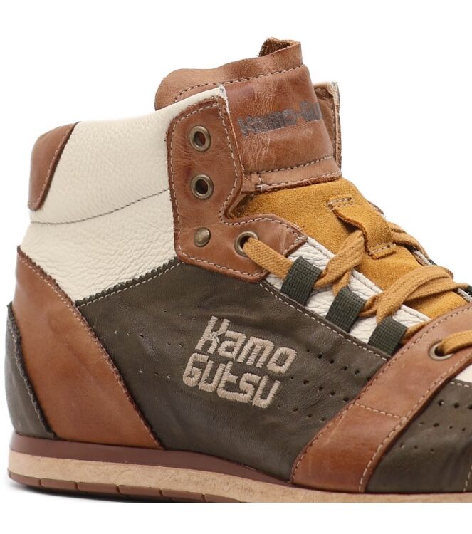 Kamo Gutsu Kamo Gutsu heren sneakers mosterd groen Mustardo Verdone Kamo Gutsu Heren Sneakers Mosterd Groen 03 yellow