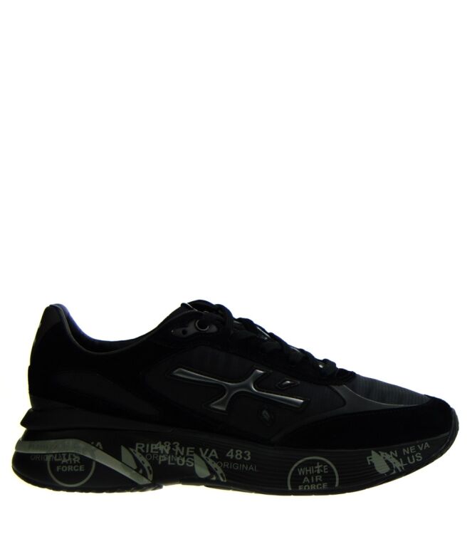 Premiata Premiata heren sneakers zwart Var6445 Premiata Heren Sneakers in Zwart online kopen