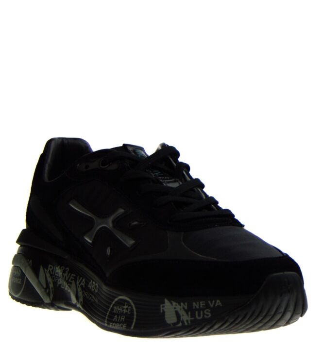 Premiata Premiata heren sneakers zwart Var6445 Premiata Heren Sneakers in Zwart online kopen