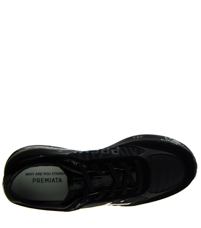 Premiata Premiata heren sneakers zwart Var6445 Premiata Heren Sneakers in Zwart online kopen