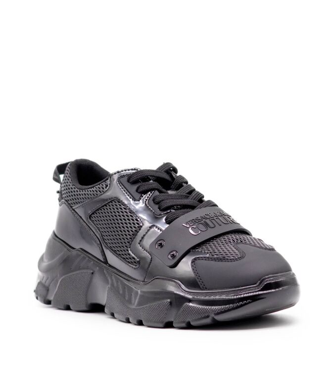 Versace Jeans Versace Jeans heren sneaker zwart Black Versace Jeans Couture Heren Sneakers in Zwart online kopen