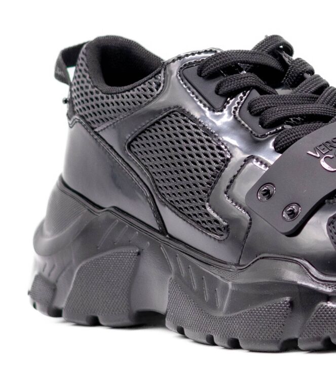 Versace Jeans Versace Jeans heren sneaker zwart Black Versace Jeans Couture Heren Sneakers in Zwart online kopen