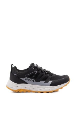 Duca Walking heren sneakers rubberzolen zwart