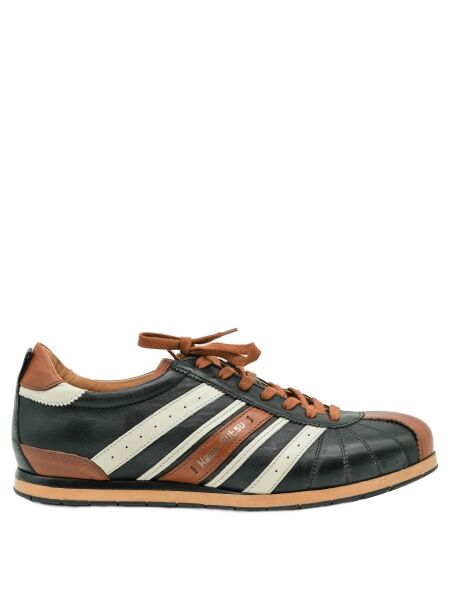 Kamo gutsu Heren sneakers zwart cognac