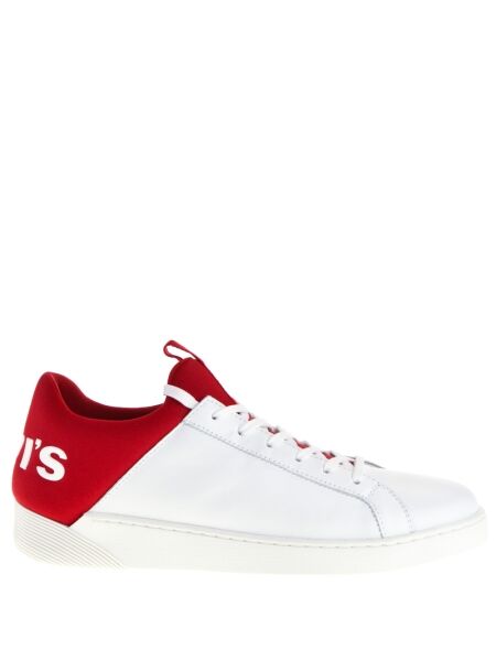 Levi's Heren sneakers wit rood