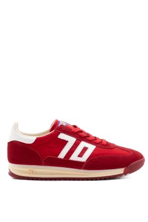 Back 70 heren sneakers rubberzool rood
