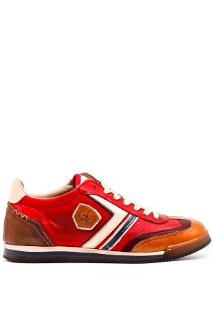 Kamo Gutsu heren sneakers rood cognac