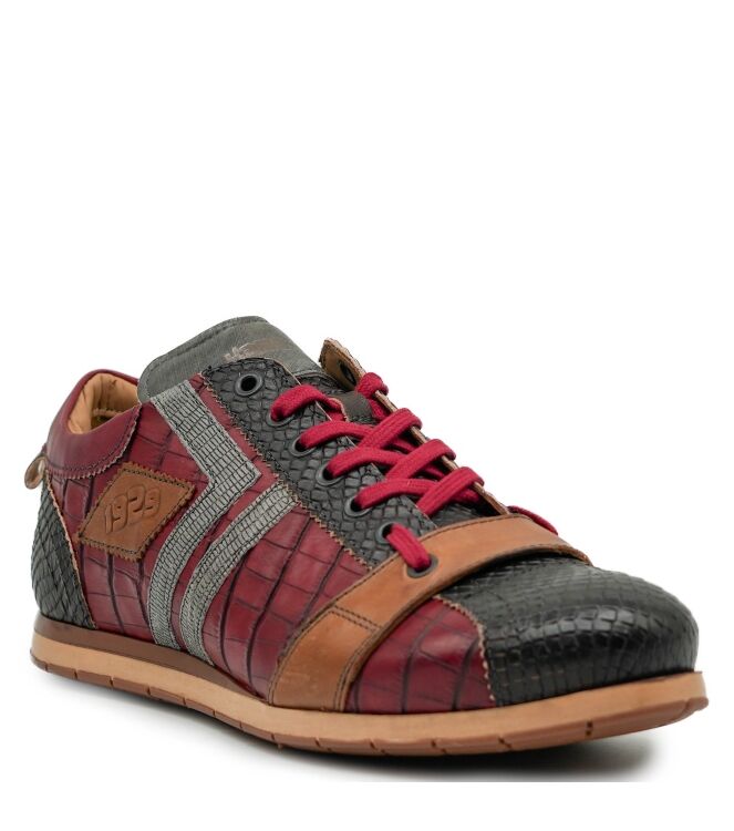 Kamo Gutsu Kamo Gutsu heren sneakers rood bruin TDM Rosso Grey Kamo Gutsu Heren Sneakers Rood Bruin