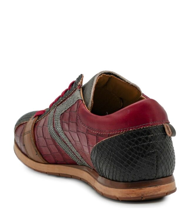 Kamo Gutsu Kamo Gutsu heren sneakers rood bruin TDM Rosso Grey Kamo Gutsu Heren Sneakers Rood Bruin