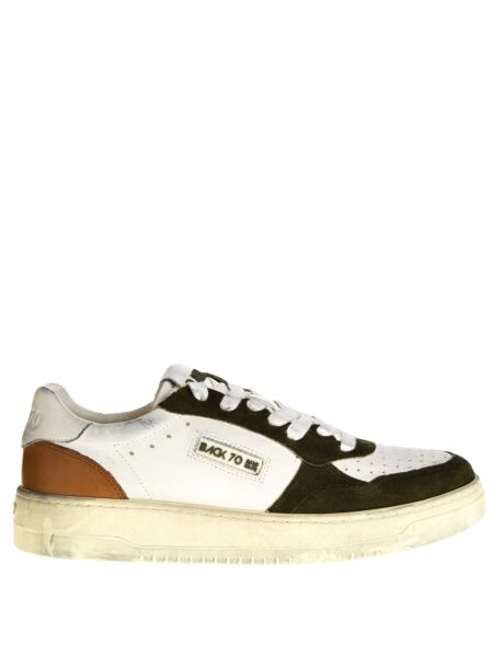 Back 70 Heren sneakers wit groen