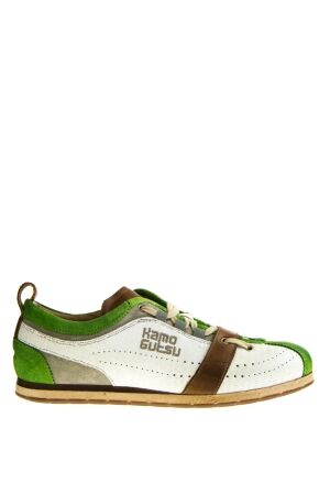 Kamo Gutsu heren sneakers wit groen