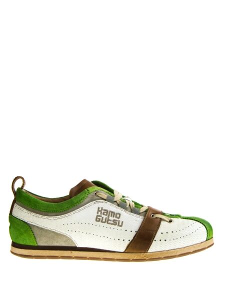 Kamo gutsu Heren sneakers wit groen