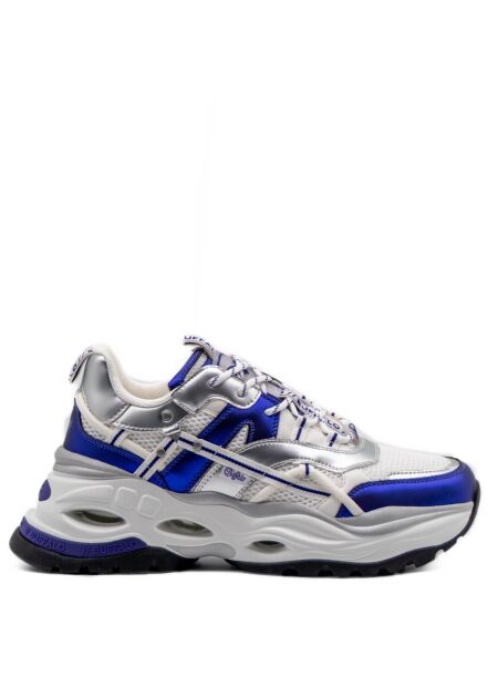 Buffalo Buffalo Sneakers White Purple for Men