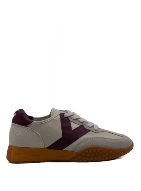 Keh-noo Heren sneakers wit bordeaux
