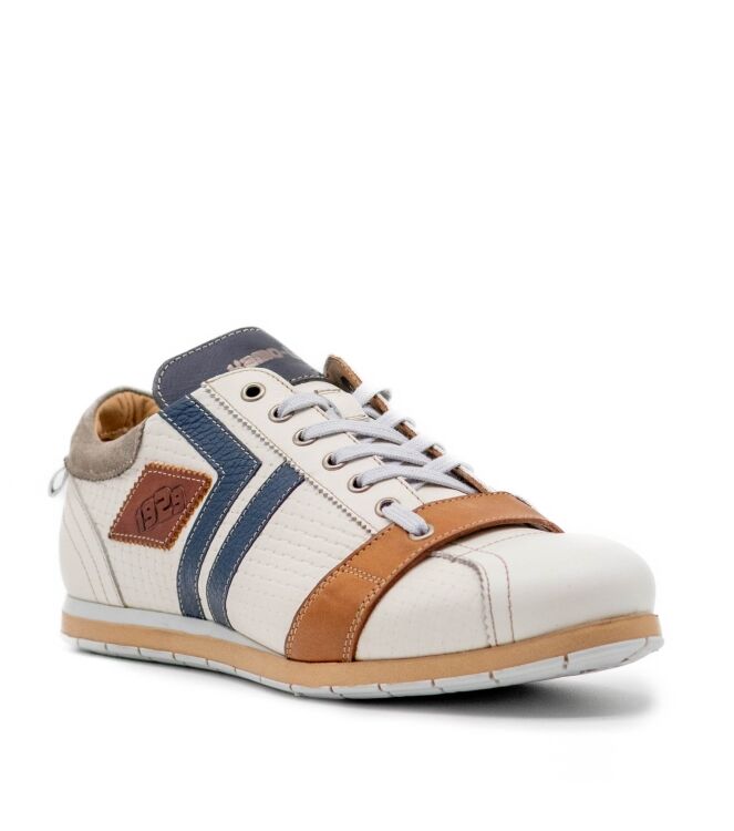 Kamo Gutsu Heren Sneakers in Wit Combinatie online kopen 