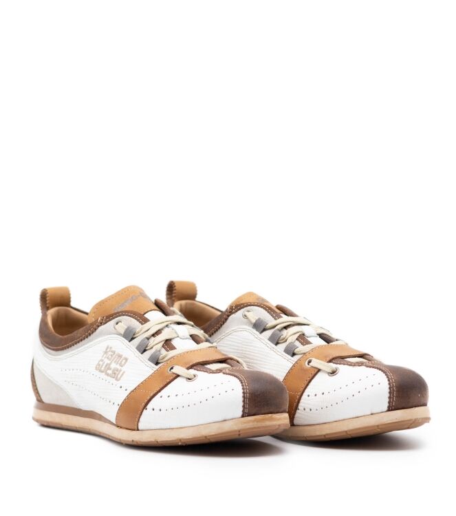 Kamo Gutsu Heren Sneakers in Wit Combinatie online kopen 