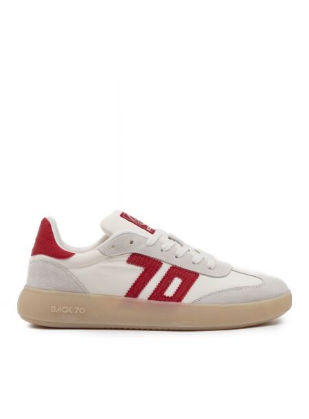 Back70 Heren sneakers rubberzolen wit