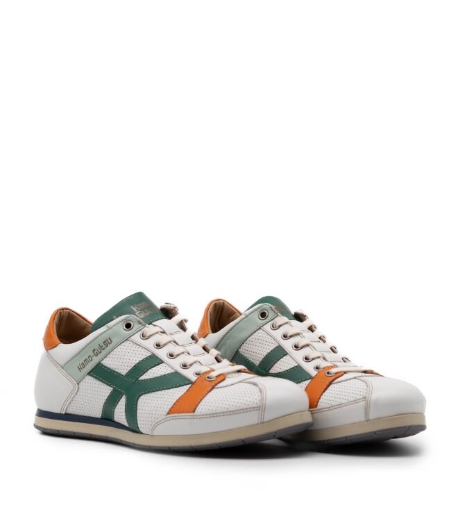 Kamo Gutsu Heren Sneakers in Wit Combinatie online kopen 