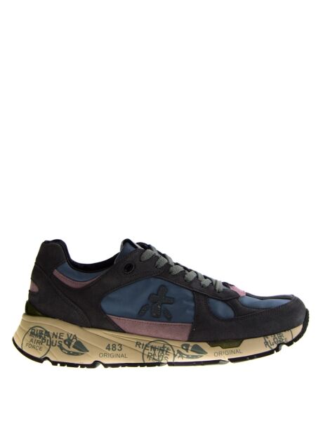 Premiata Heren sneakers grijs combi