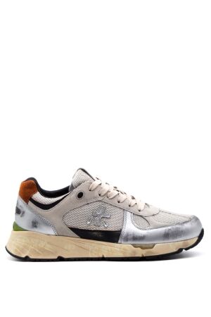 Premiata  heren sneakers zilver combi
