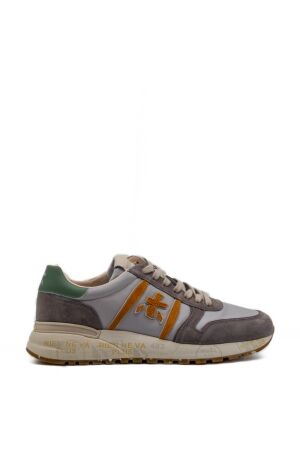 Premiata heren sneakers grijs combi