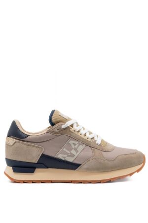 Napapijri heren sneakers grijs suede combi