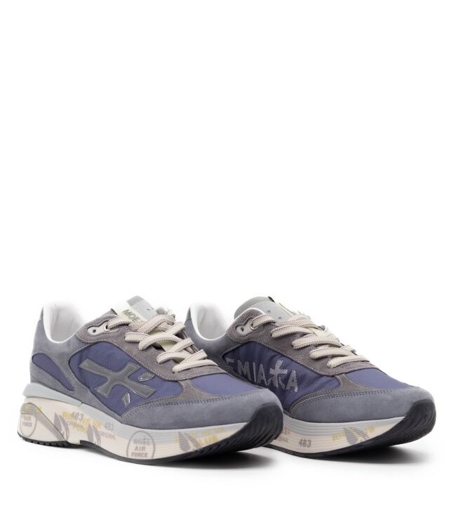Premiata Heren Sneakers in Grijs/Paars online kopen 