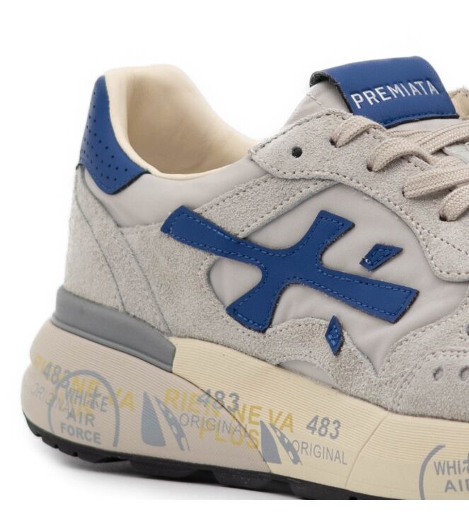 Premiata Heren Sneakers in Grijs/Blauw online kopen 