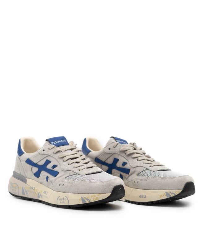 Premiata Heren Sneakers in Grijs/Blauw online kopen 
