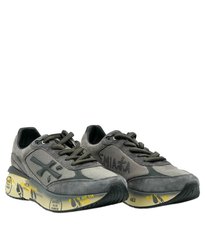 Premiata  heren sneakers grijs 49 grijs combi. Direct leverbaar uit de webshop van www.taft.nl/
