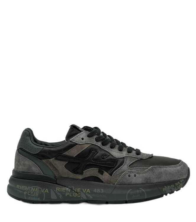 Premiata  heren sneakers donker grijs 49 grijs combi. Direct leverbaar uit de webshop van www.taft.nl/